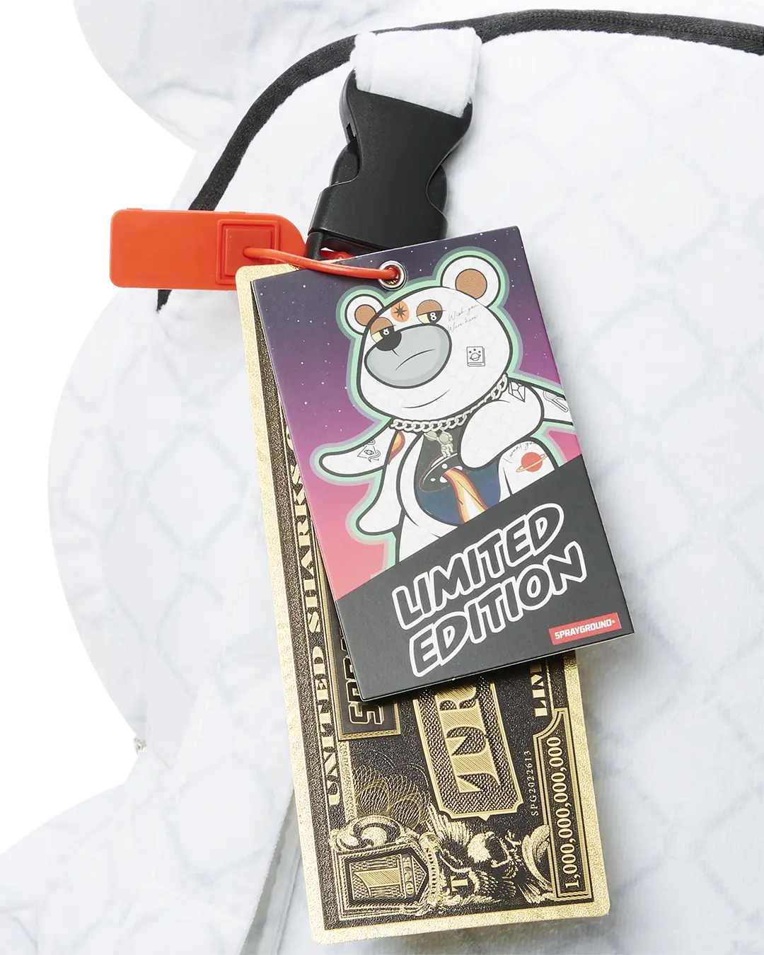 UFO SPACED OUT MONEYBEAR TEDDYBEAR BACKPACK - Image 8