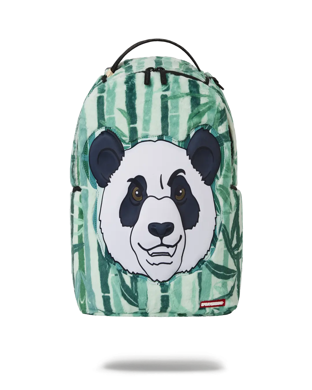 PANDA COZY VELOUR FUR BACKPACK