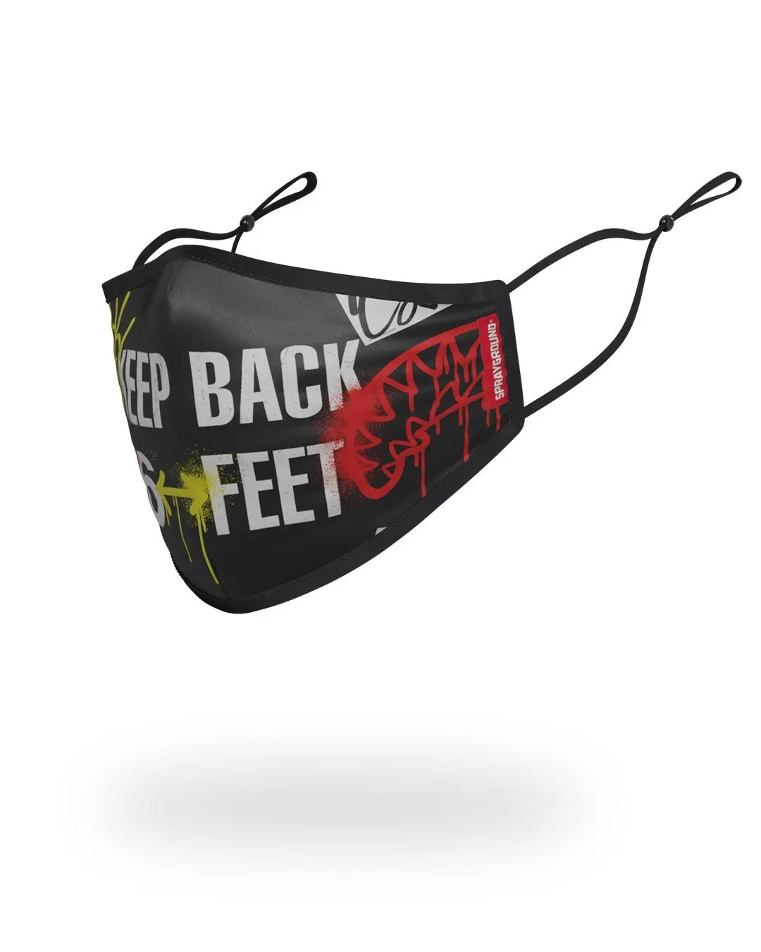 ADULT BACK IT UP FORM FITTING FACE MASK - Image 2