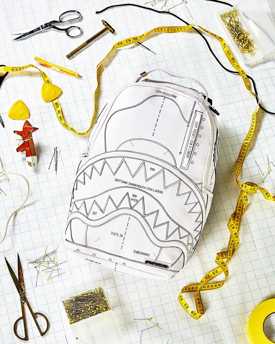 TECHNICAL CUT & SHARK BACKPACK (DLXV) - Image 8