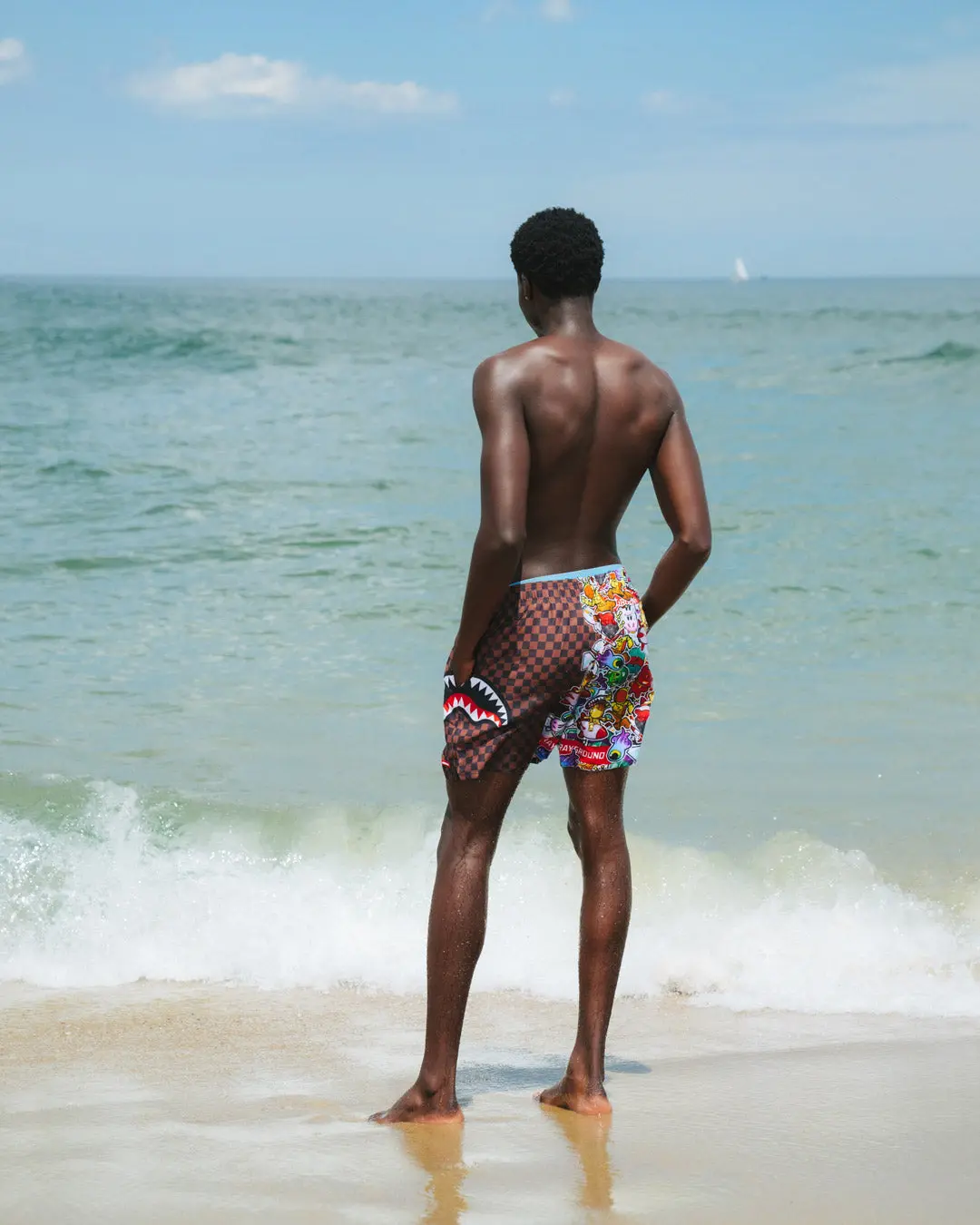 STICKER CREW SWIM SHORTS - Image 4