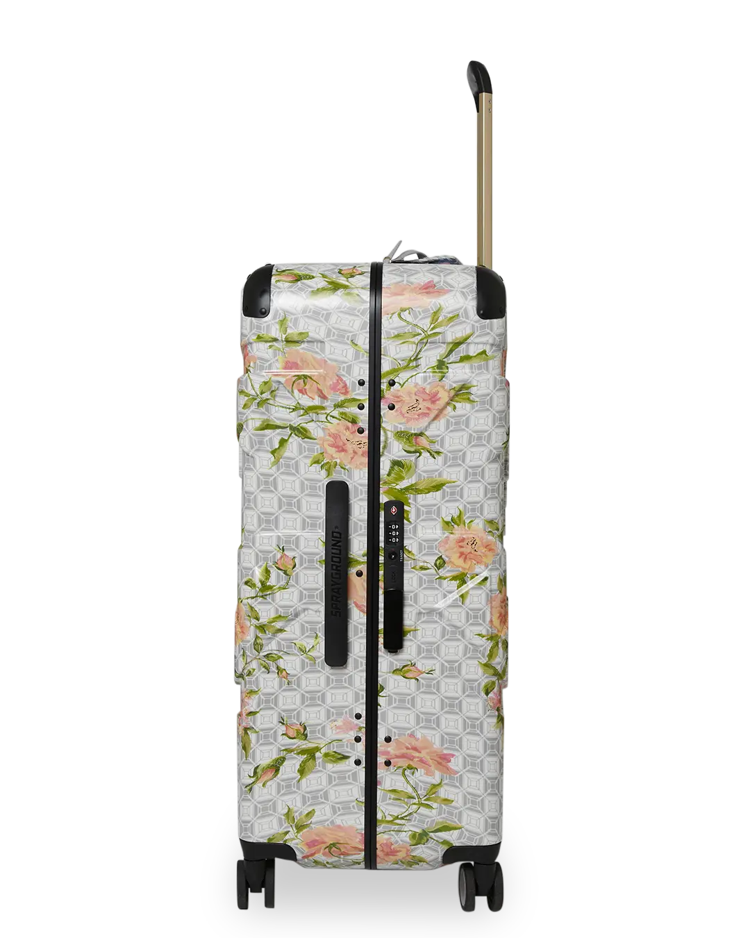 A.I. AFRICAN INTELLIGENCE ELEGANT ENERGY SHARKITECTURE FULL SIZE LUGGAGE - SANDFLOWER COLLAB - Image 5