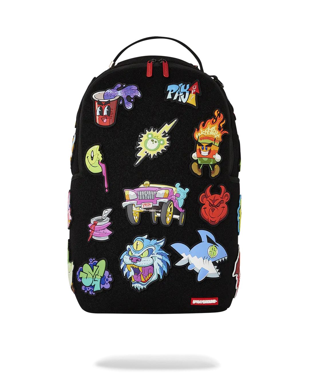 TRANCE PARTY PATCHES BACKPACK (23 VELCRO REMOVABLE PATCHES) - Image 3