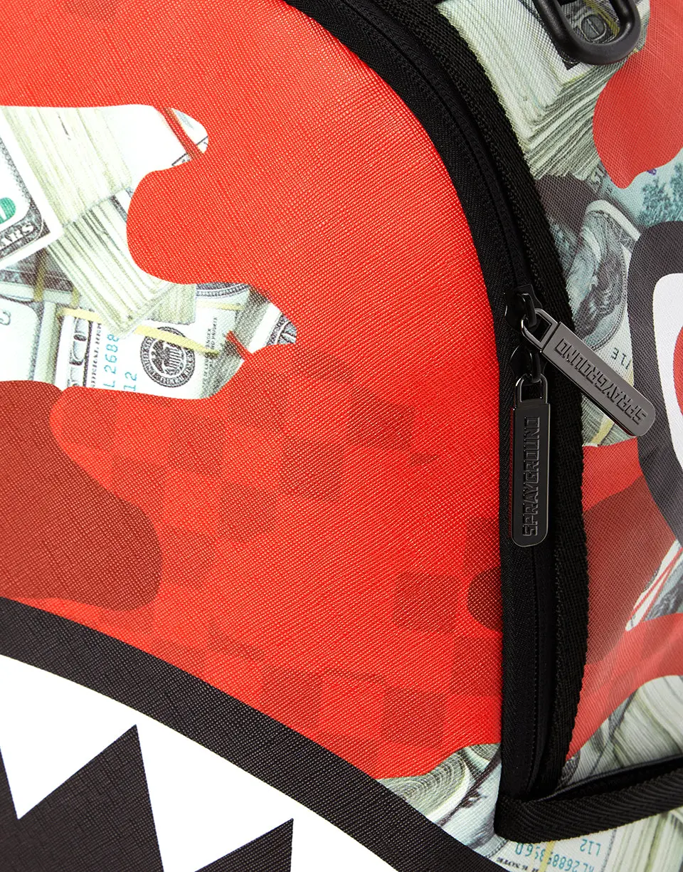 MONEY CAMO (RED) BACKPACK - Image 6