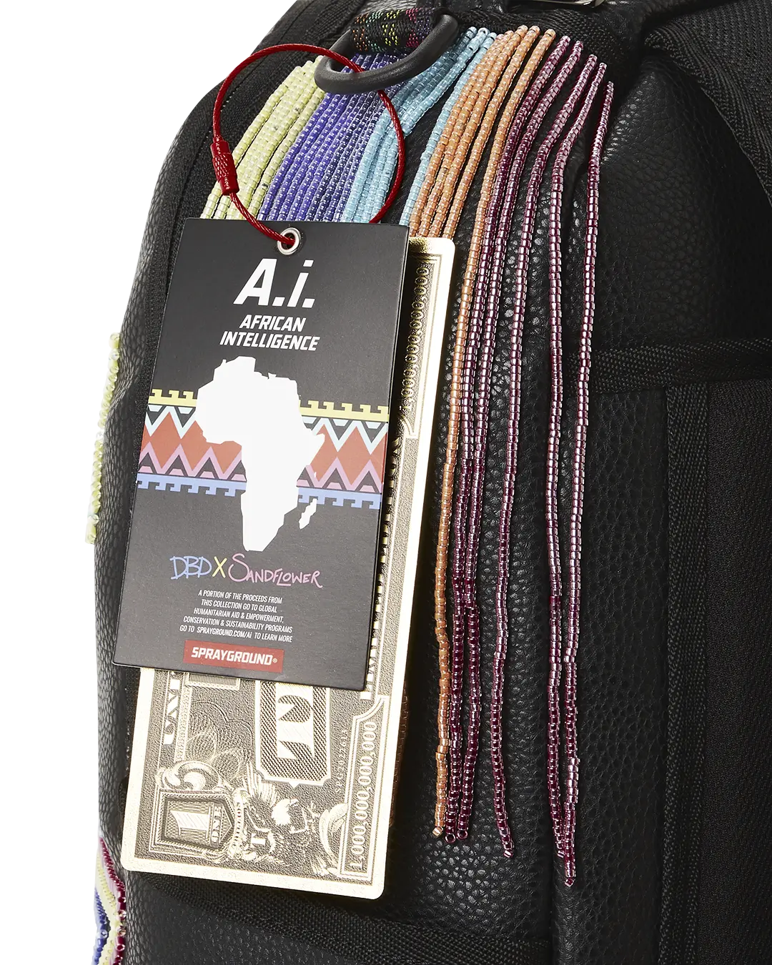 STAR RACER A.I.7 SANDFLOWER COLLAB BEADED BACKPACK - Image 24