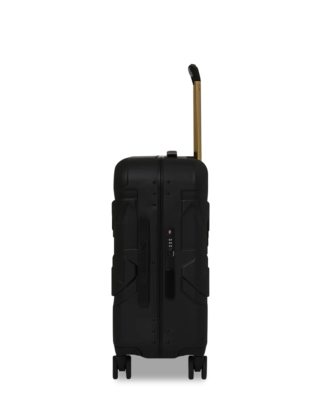 REALITY CHECK SHARKITECTURE CARRY-ON JETBLACK LUGGAGE (GOLD HARDWARE) - Image 7