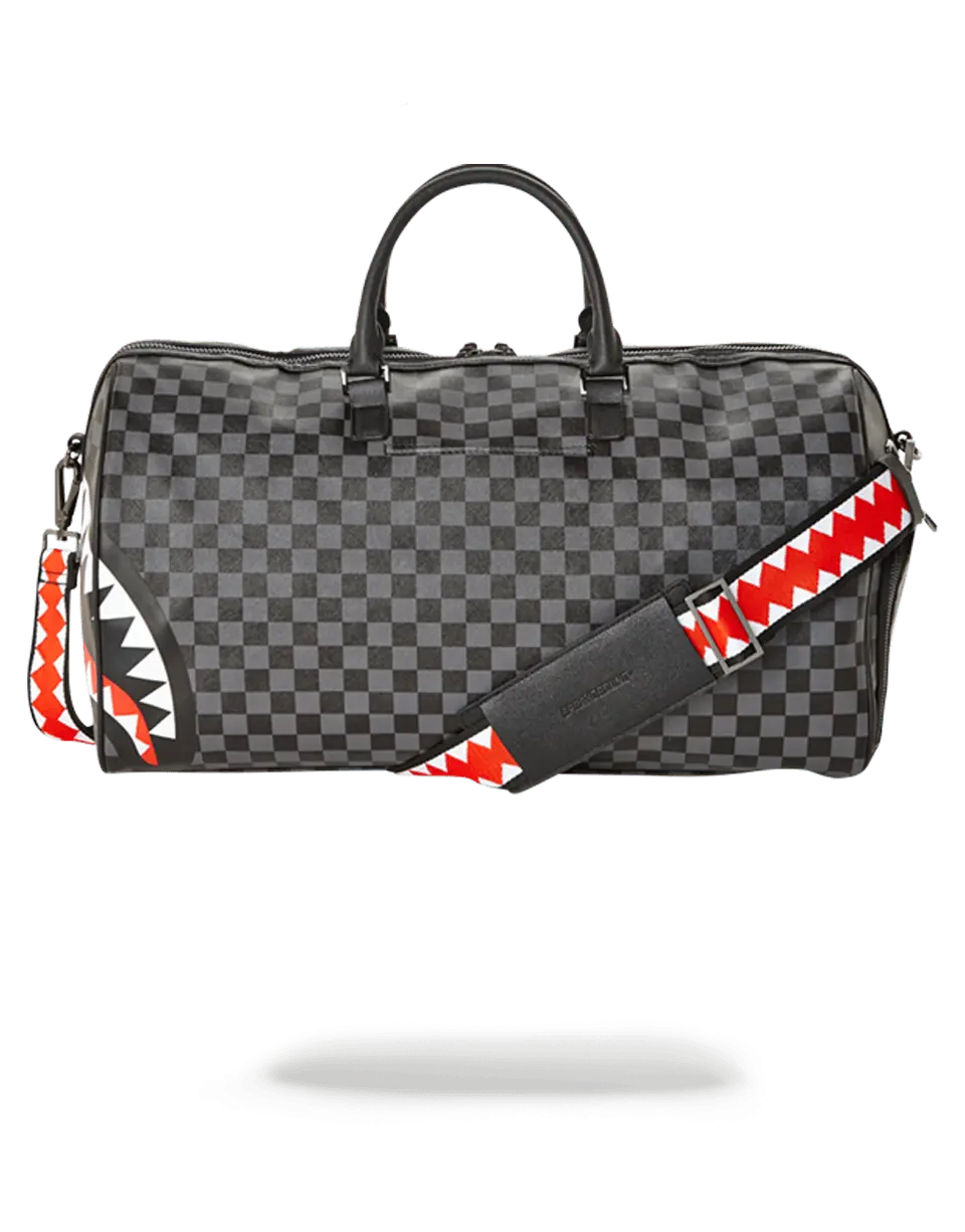 SHARKS IN PARIS (BLACK CHECKERED EDITION) DUFFLE - Image 3