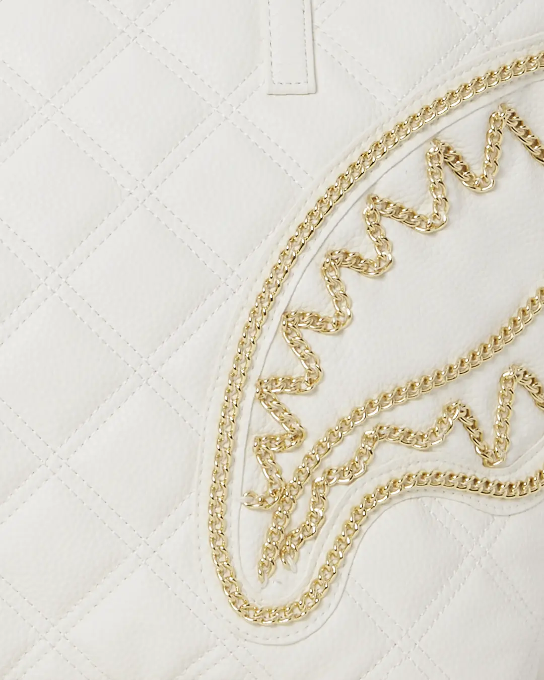 RIVIERA LE BLANC GOLD CHAIN SHARK TOTE - Image 11