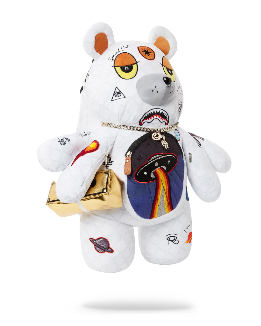 UFO SPACED OUT MONEYBEAR TEDDYBEAR BACKPACK - Image 3