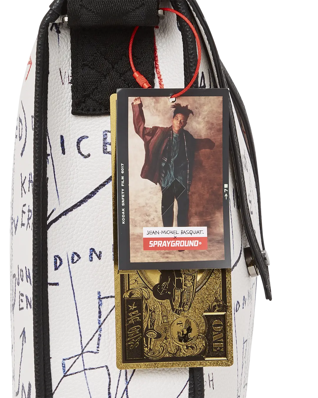 OFFICIAL BASQUIAT UNTITLED (CHEESE POPCORN) 1983 SLING MESSENGER - Image 11