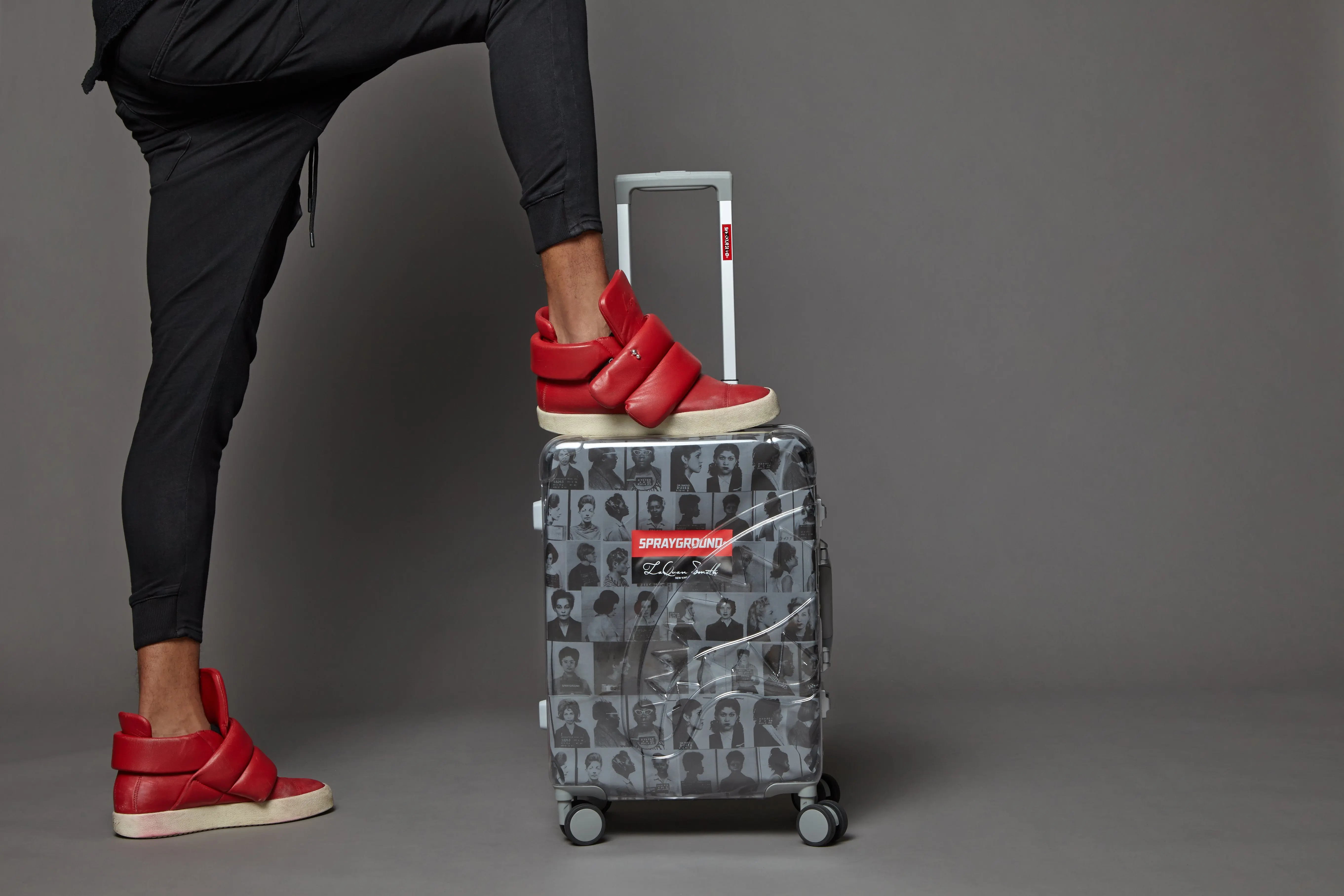 LAQUAN SMITH EMBOSSED CLEAR 3M CARRY-ON - Image 3