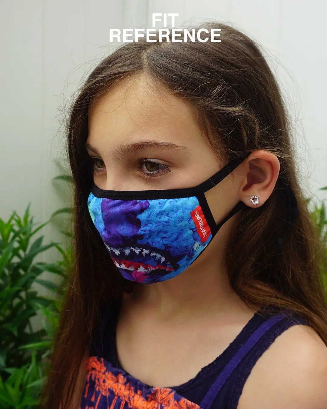 KIDS FORM FITTING MASK: COLOR DRIP - Image 3