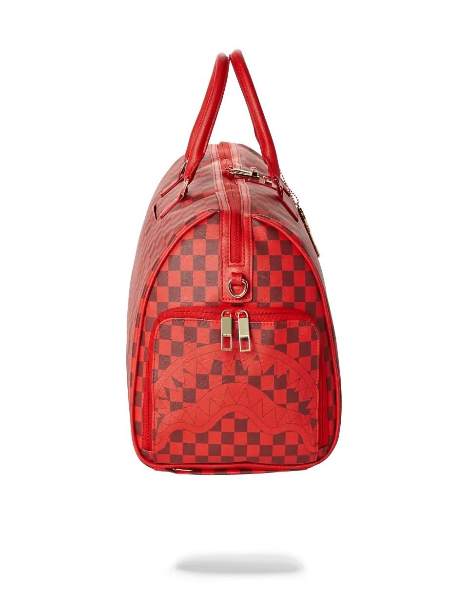 SHARKS IN PARIS DUFFLE (RED CHECKERED EDITION) - Image 2