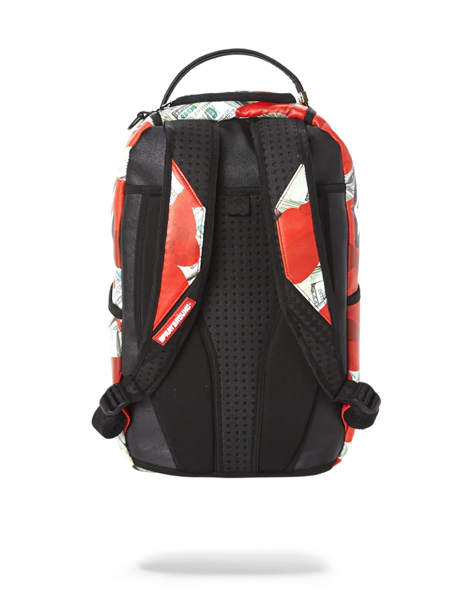 MONEY CAMO (RED) BACKPACK - Image 4
