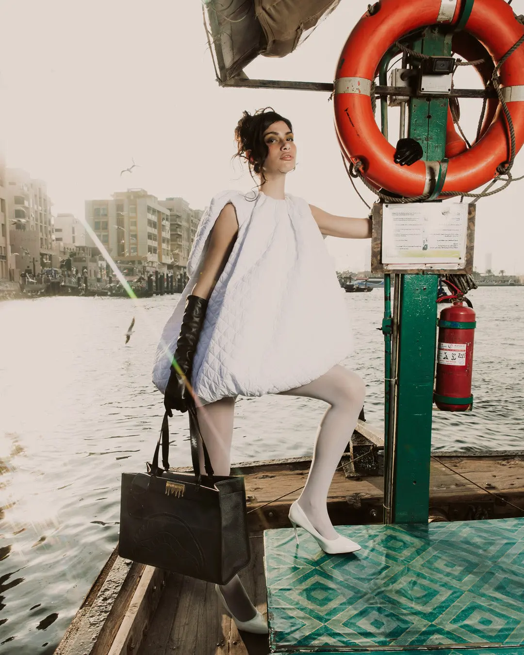 GOLD BRICK DRIP TORTUGA TOTE - Image 2