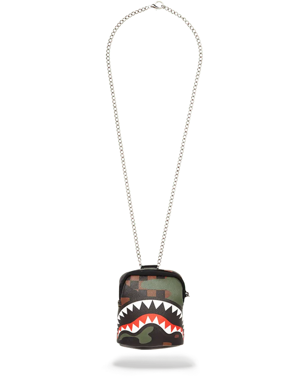 SHARKS IN PARIS (CAMO EDITION) BACKPACK CHAIN