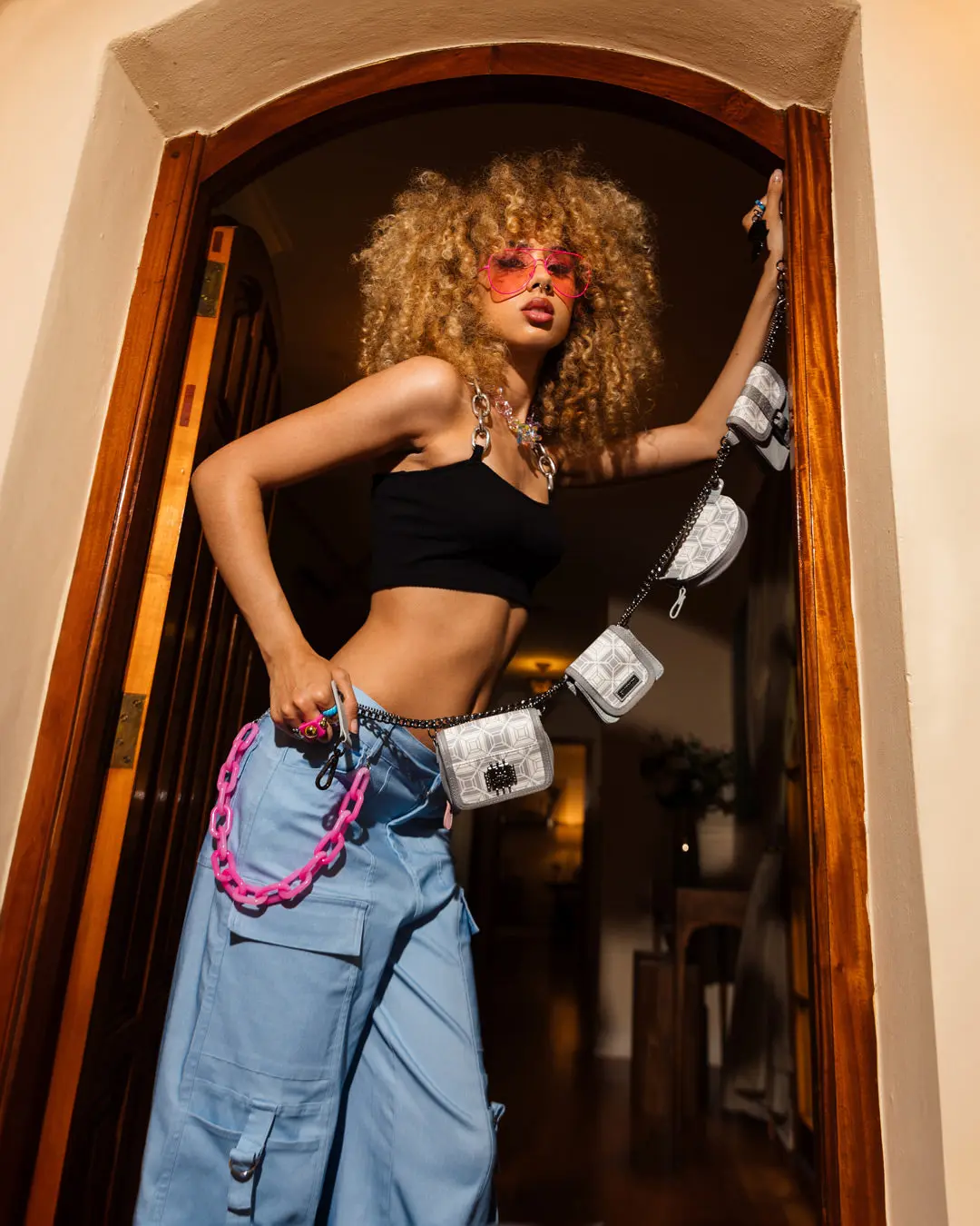 A.I.8 AFRICAN INTELLIGENCE BOOKED & BUSY CHARM WAISTBELT - Image 4