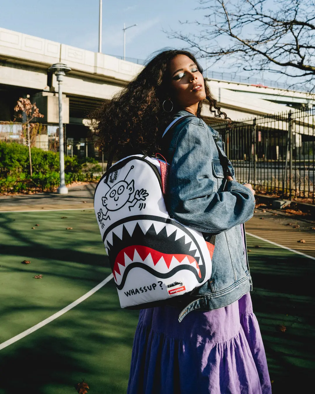 KEITH HARING WHASSUP ALIEN DLX BACKPACK - Image 2