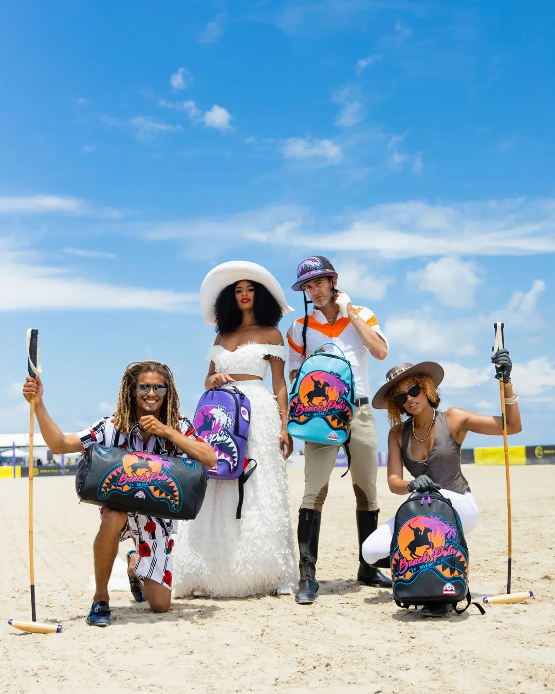 MIAMI BEACH POLO COLLAB BACKPACK (DLXV-BLACK) - Image 8