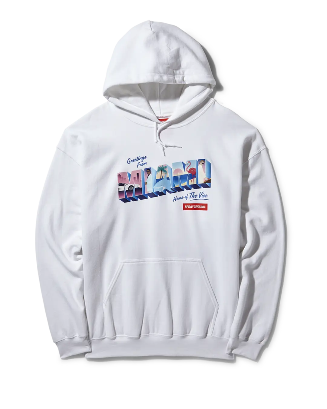 MIAMI VICE HOODY (WHITE)