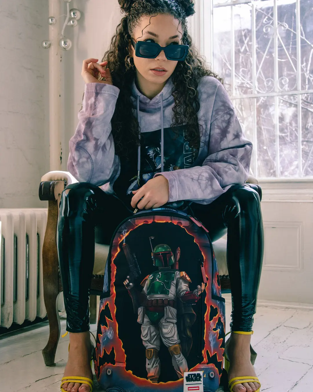 STAR WARS BOBA FETT BLOWOUT SHARK BACKPACK - Image 6