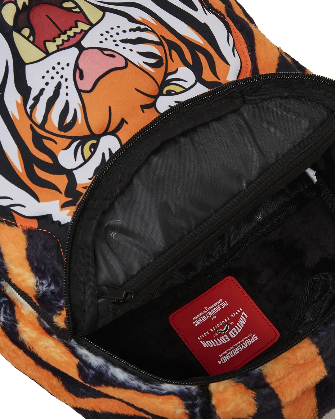 TIGER COZY VELOUR FUR BACKPACK - Image 9