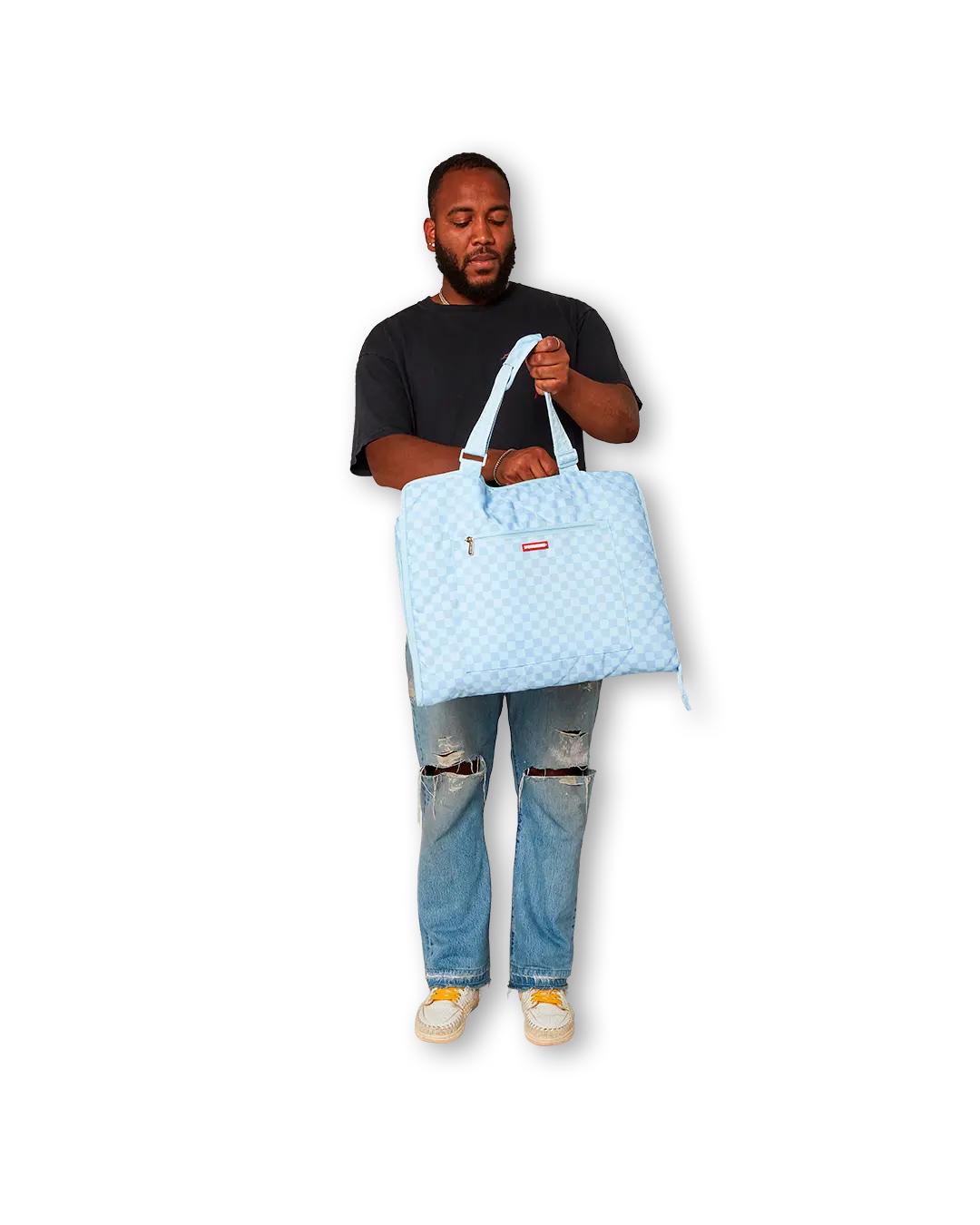 SHARK ISLAND PACKABLE BEACH MAT BLANKET WATER RESISTANT CONVERTIBLE TOTE - Image 14