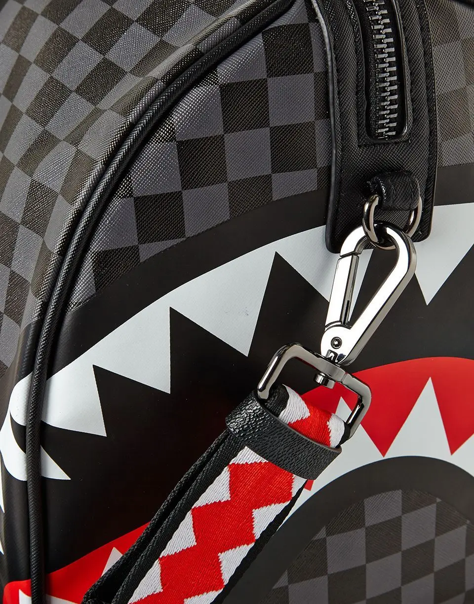 SHARKS IN PARIS (BLACK CHECKERED EDITION) DUFFLE - Image 5