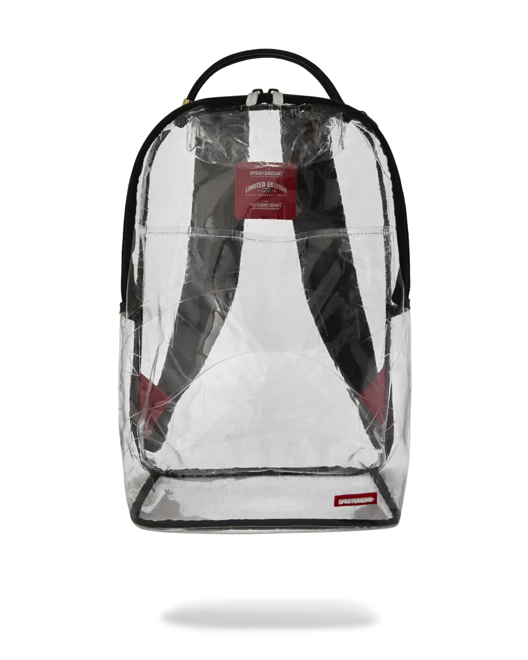 FULLY CLEAR EMBOSSED BOSS BACKPACK