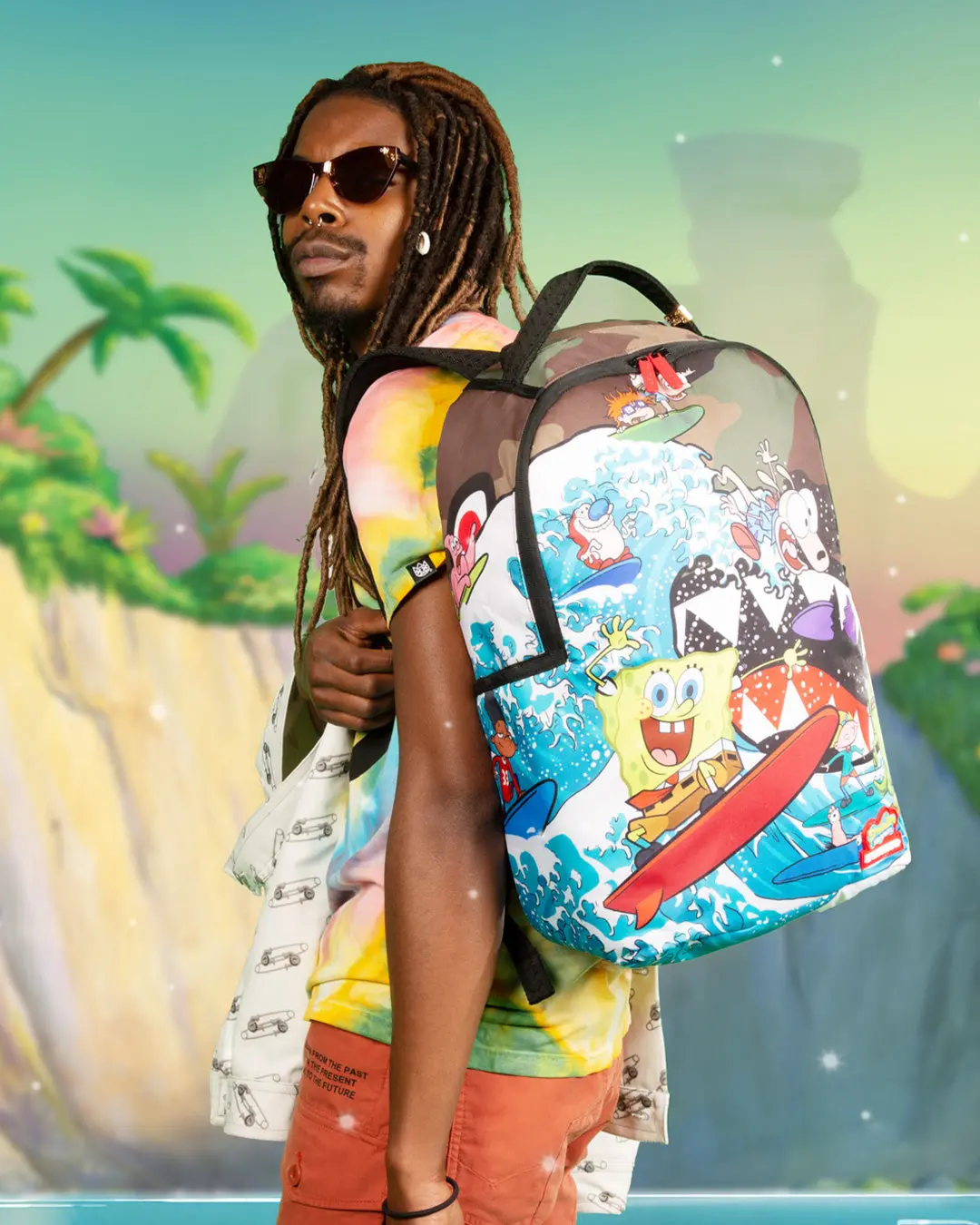 CAMOKAWA 90S SURFERS BACKPACK (DLXR) - Image 2