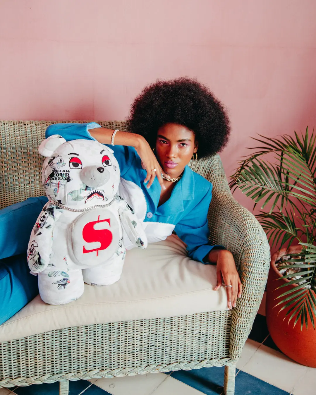 FEROCIOU$ MONEYBEAR TEDDYBEAR BACKPACK - Image 2