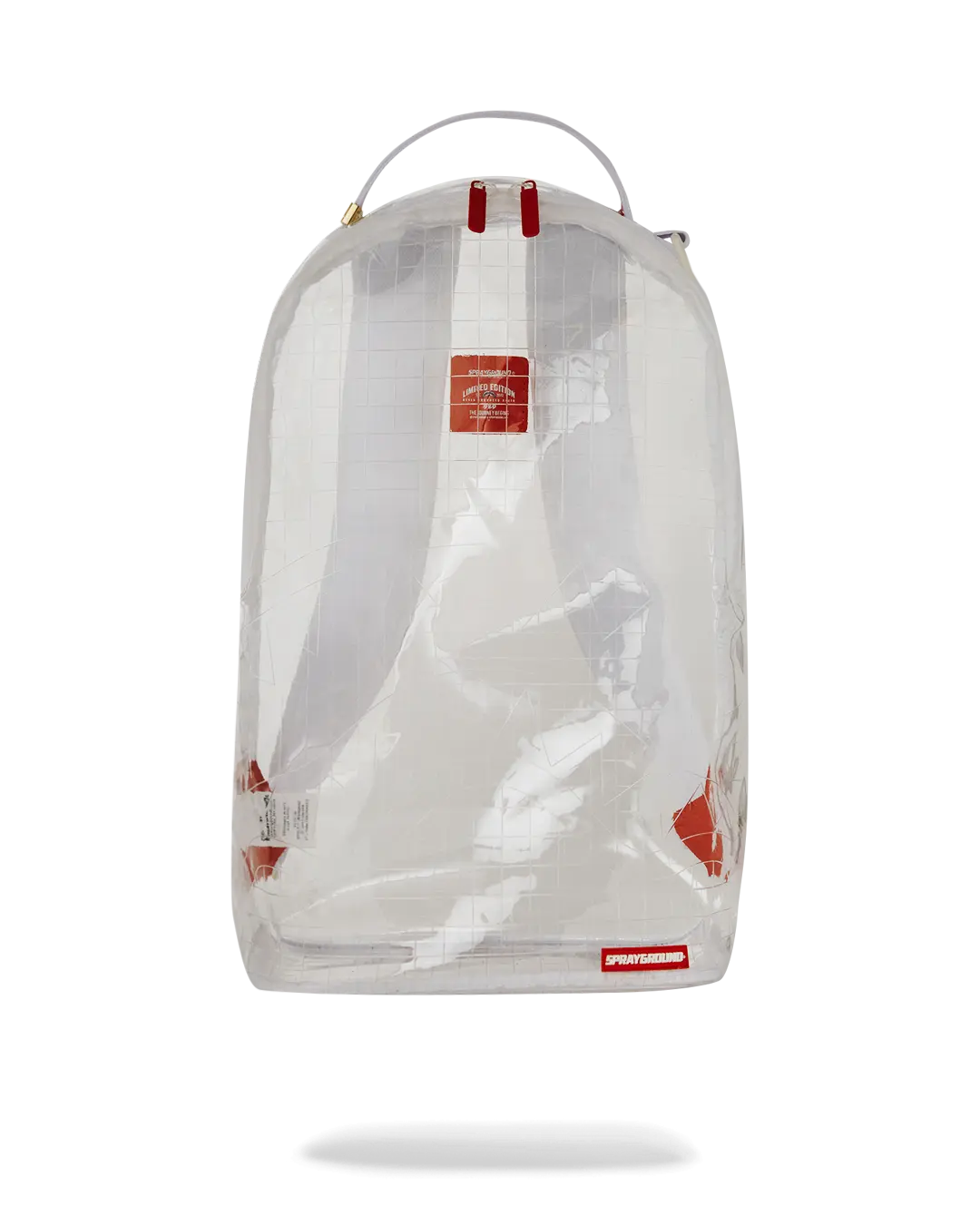 CLEAR VISION SHARKS IN PARIS - 100% ALL CLEAR DLX BACKPACK