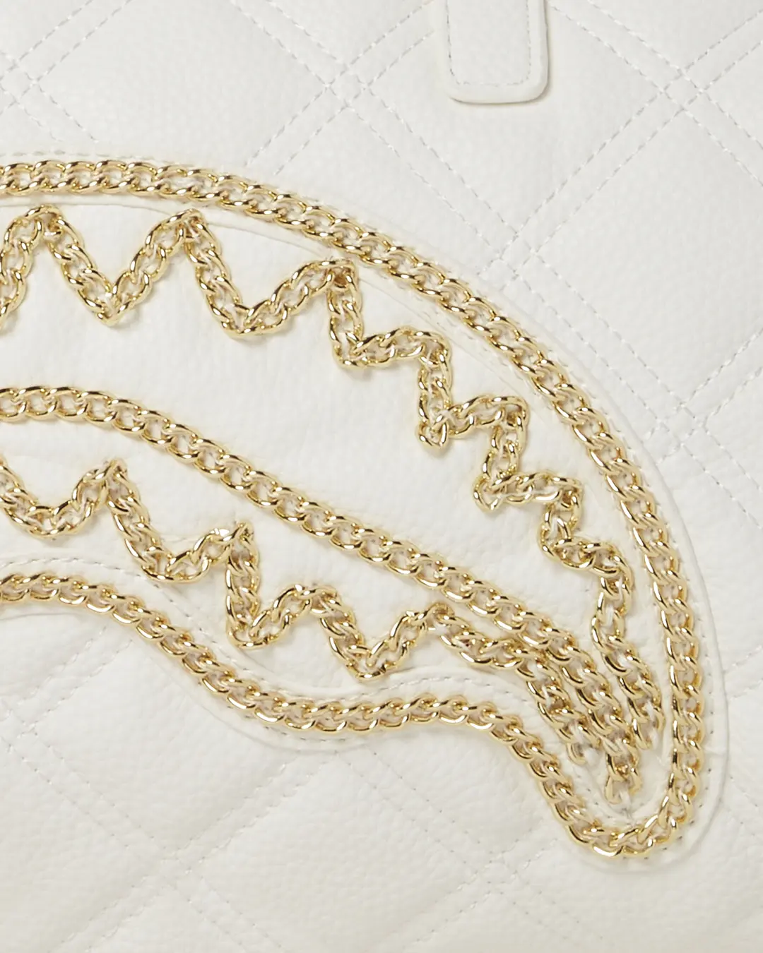 RIVIERA LE BLANC GOLD CHAIN SHARK MINI DUFFLE - Image 13