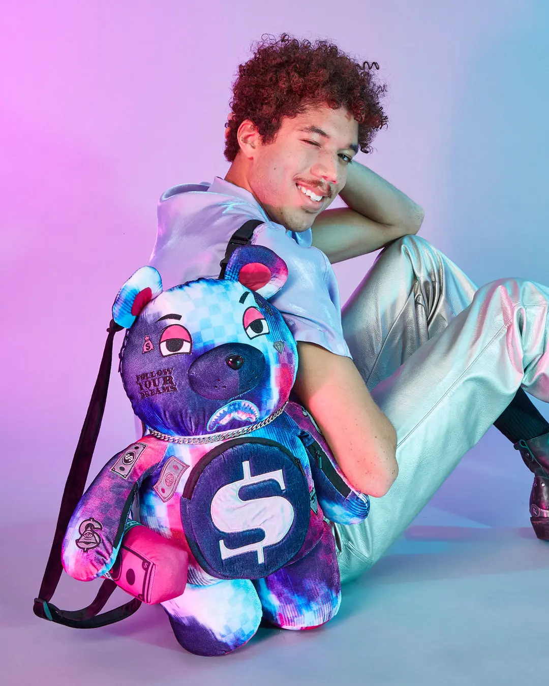 SHARKCLUB ELECTRONICA MONEYBEAR TEDDYBEAR BACKPACK - Image 6