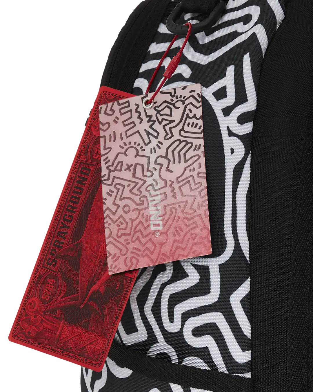 KEITH HARING SKATER SHARK DLXSR BACKPACK - Image 16