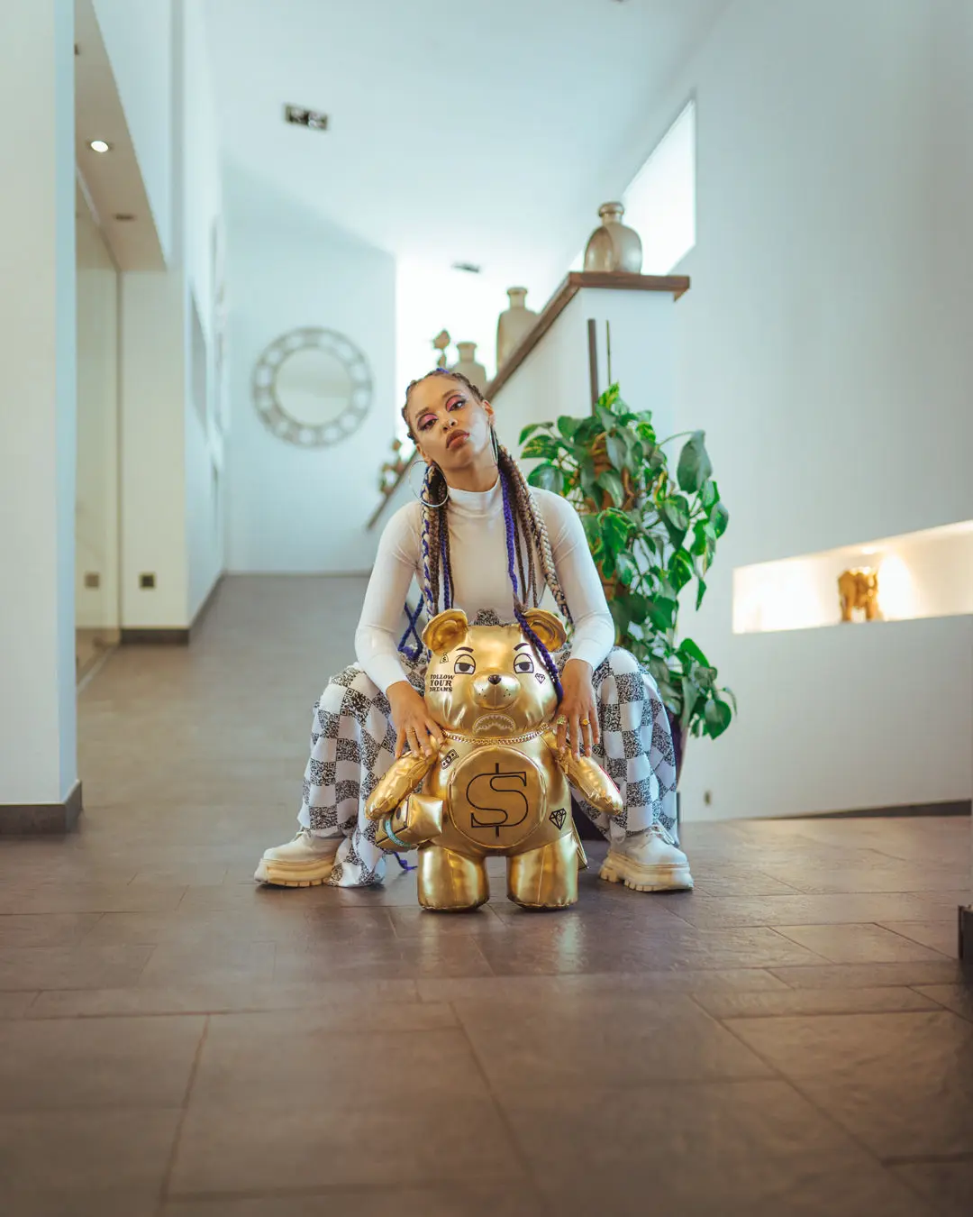 GOLD RUSH MONEYBEAR TEDDYBEAR BACKPACK - Image 4