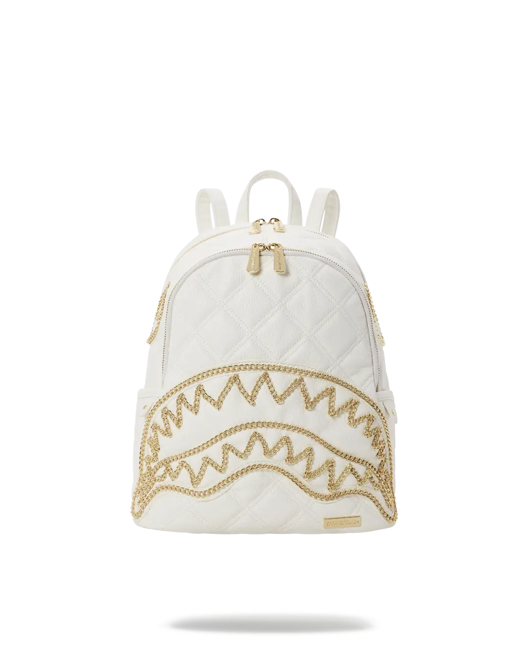 RIVIERA LE BLANC GOLD CHAIN SHARK SAVAGE BACKPACK