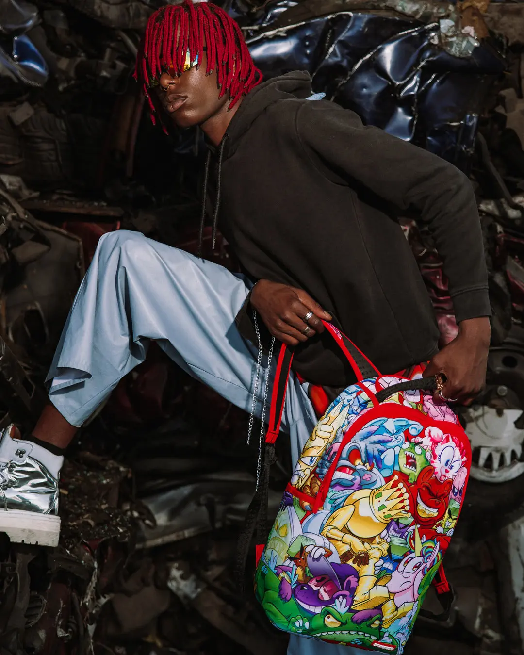SMASHED SPRAYGROUNDERS BACKPACK - Image 4