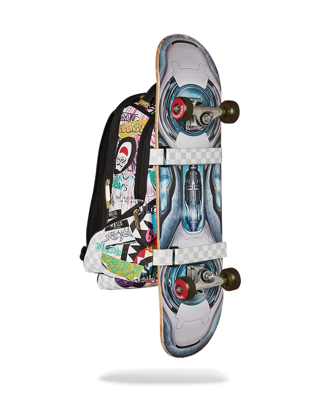 CREATE ANOTHER DAY SKATEBOARD-STRAP BACKPACK - Image 14