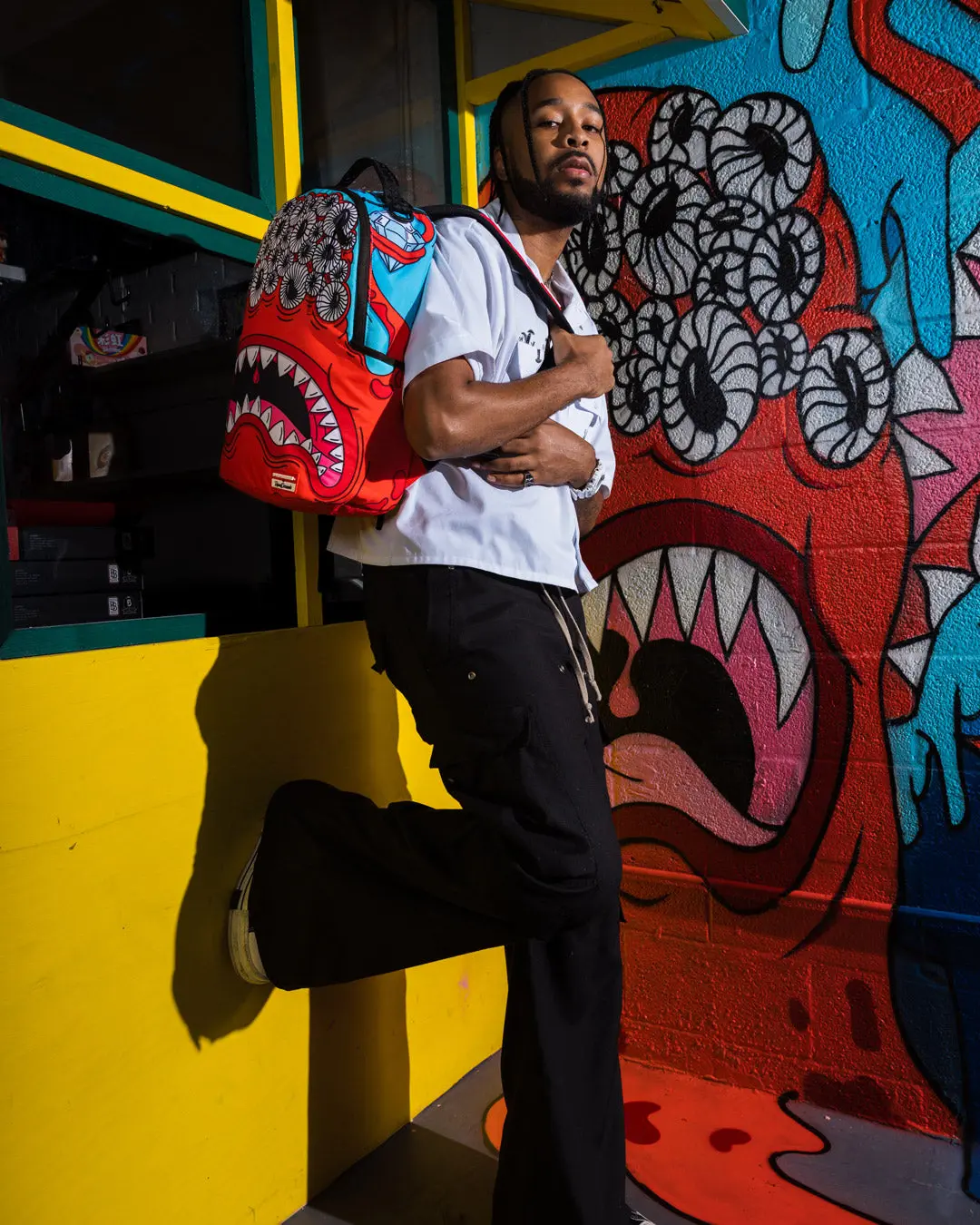 JORGE RODRIGUEZ THE ARTIST COLLAB BLINKY SHARK BACKPACK - Image 6