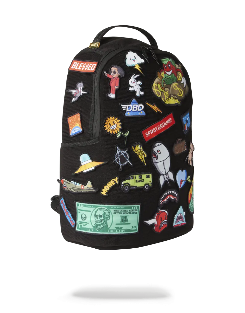 THE 32 REMOVABLE PATCHES VELCRO BACKPACK - Image 6
