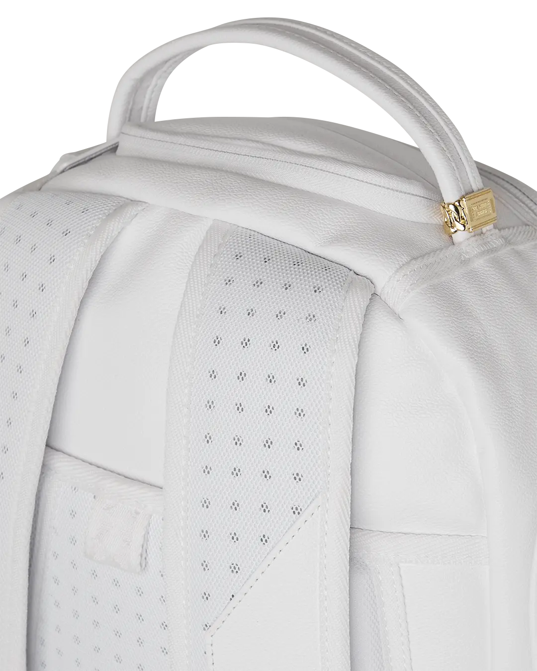 GOLD BRICK LUXE WHITE BACKPACK - Image 11