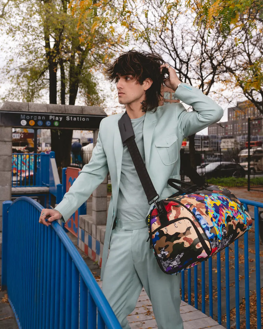 SLICED AND DICED CAMO DUFFLE - Image 6