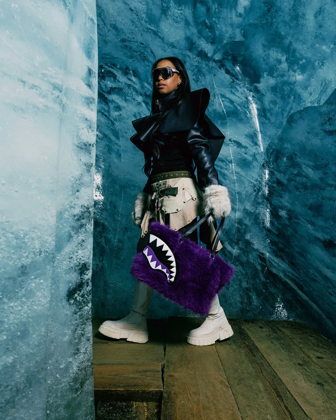 FURZILLA SHARK (PURP) TOTE - Image 6