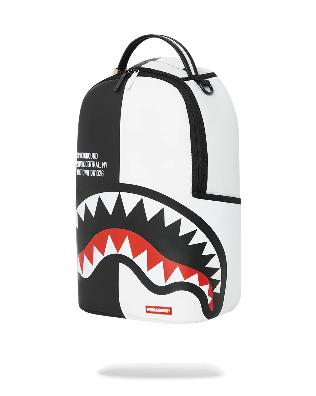 SHARK CENTRAL SPLIT BACKPACK BLK/WHT (DLXV) - Image 7