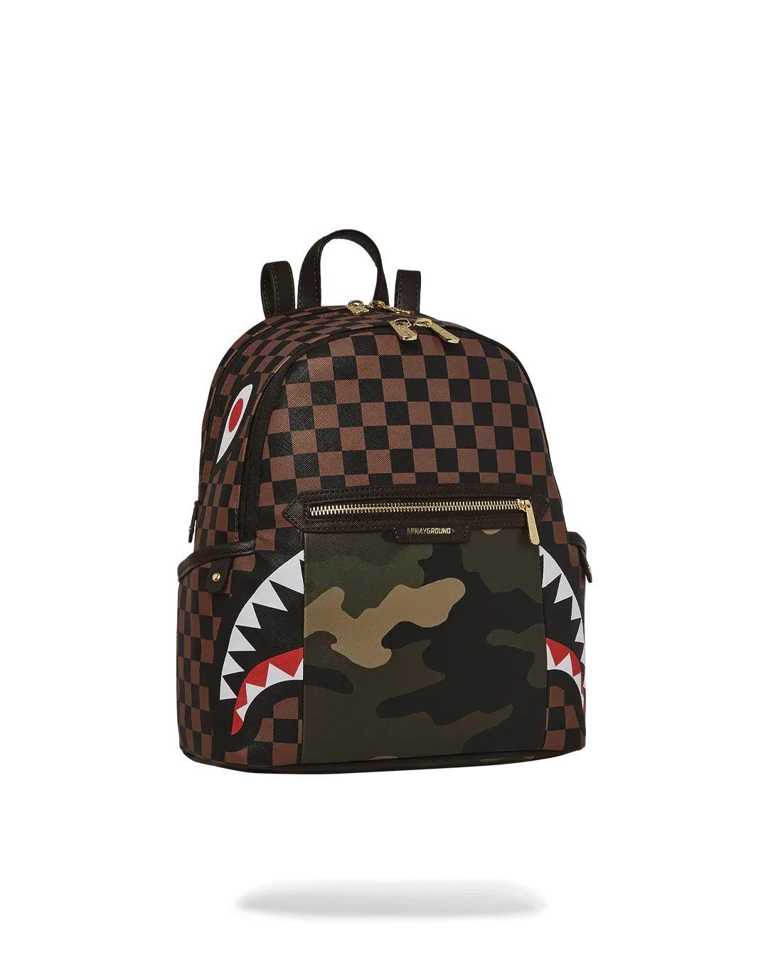 EXTERIOR GOLD ZIP POCKET SHARKS IN PARIS SAVAGE BACKPACK - Image 3