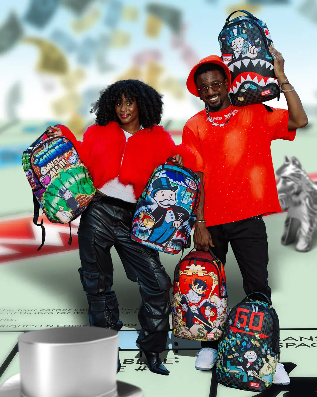MONOPOLY GRAFFITI GOLD RUSH DLXR BACKPACK - Image 2