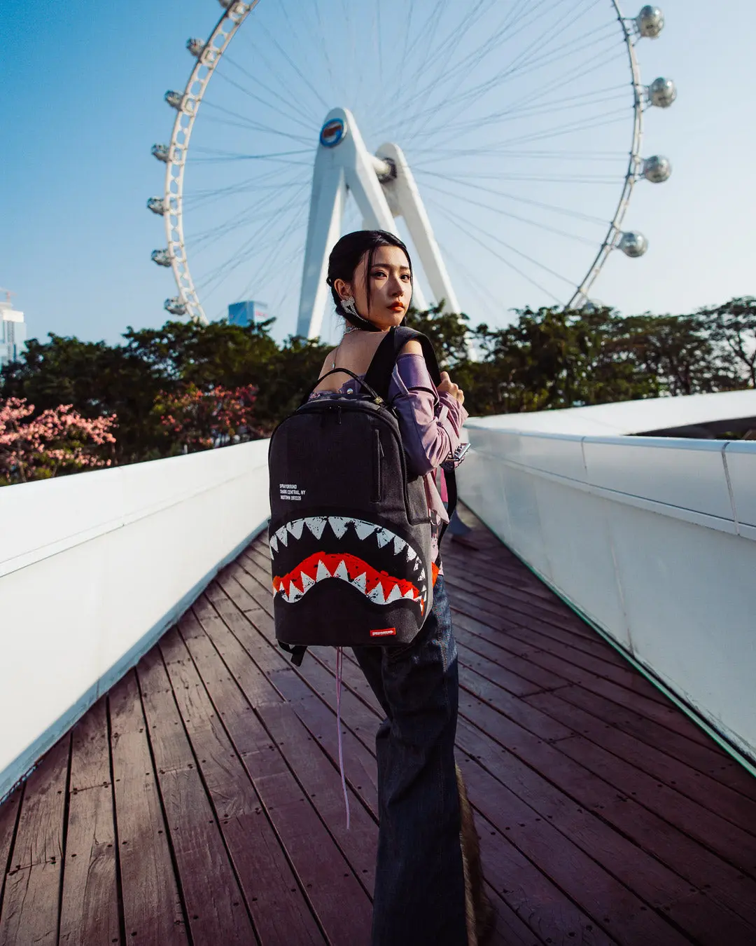 SHARK CENTRAL DENIM VENOM BACKPACK - Image 6