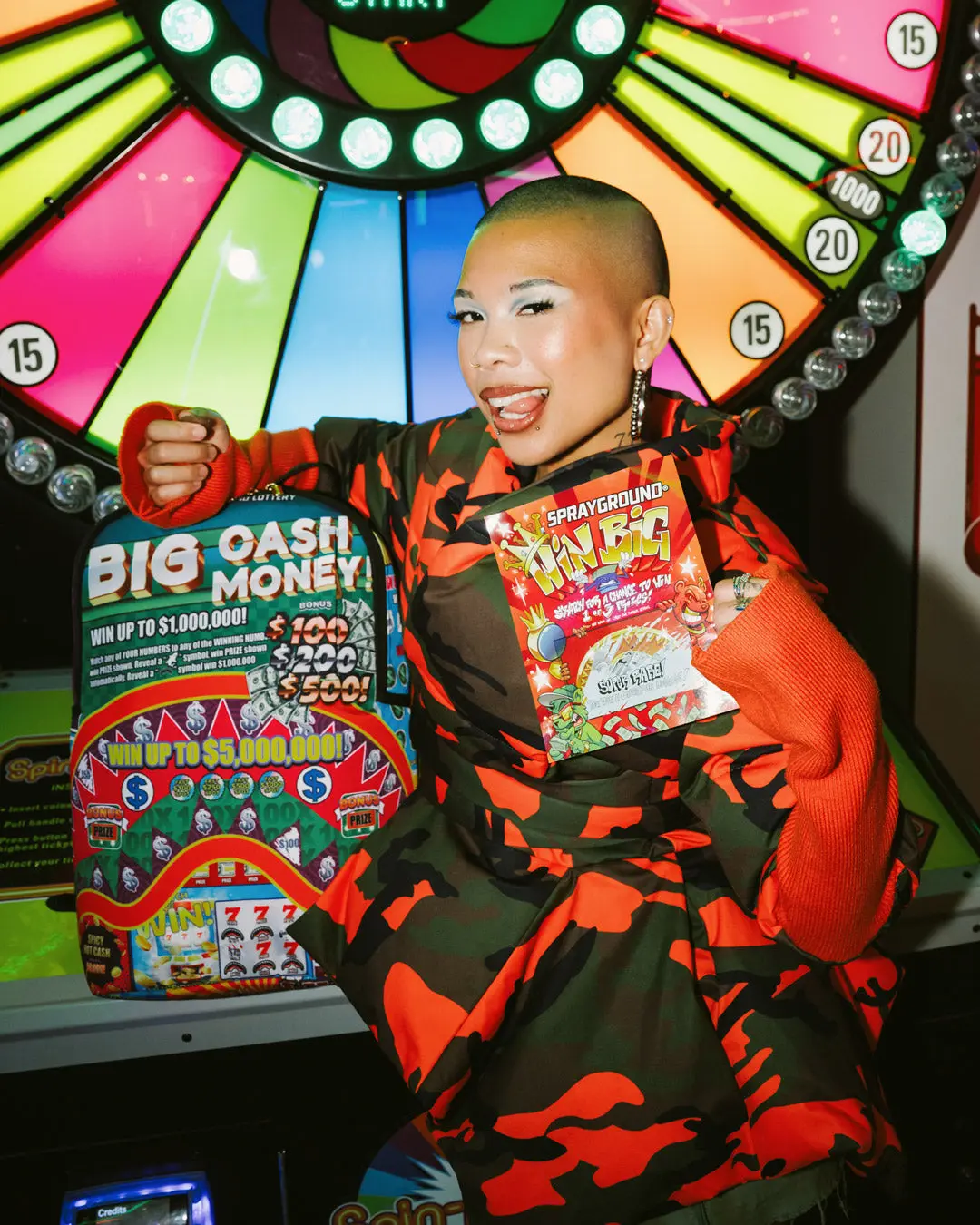BIG MONEY BIG MONEY BACKPACK (COMES WITH SCRATCH OFF PLAYING CARD) - Image 10