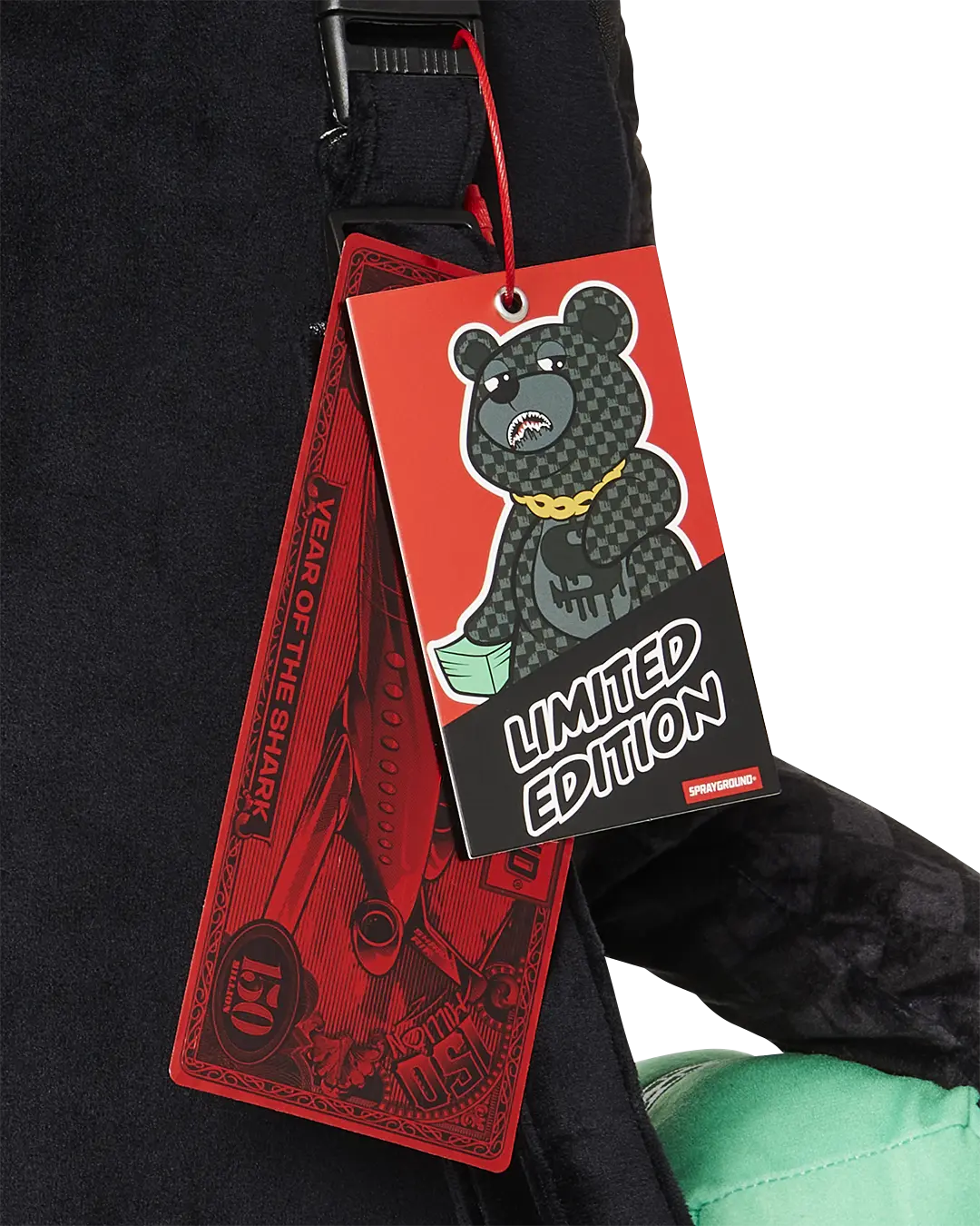 SHARKS IN PARIS THUNDERDRIP MONEYBEAR TEDDYBEAR BACKPACK - Image 12